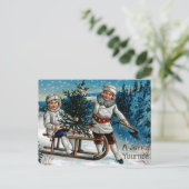 Carte Postale Enfants (Debout devant)