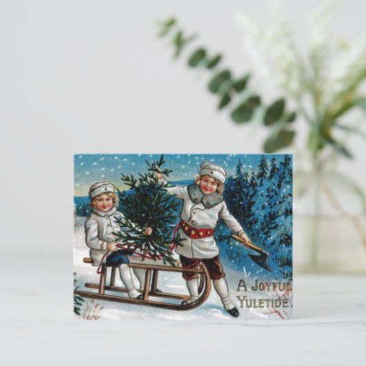 Carte Postale Enfants (Debout devant)