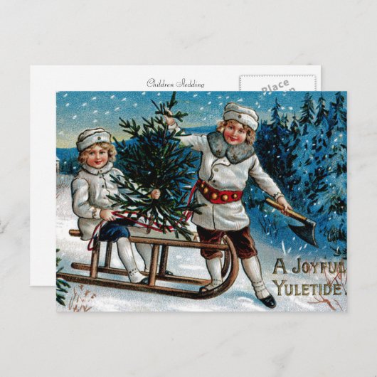 Carte Postale Enfants (Devant / Derrière)