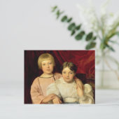 Carte Postale Enfants, 1834 (Debout devant)