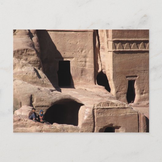 Carte postale Enfants à Petra (Devant)