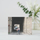 Carte Postale Enfants à vélo (Debout devant)