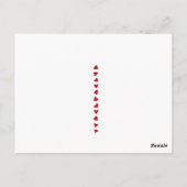 Carte Postale Enfants amérindiens mignons Vintage Valentine (Dos)