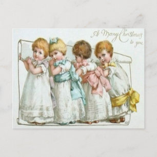 Carte Postale Enfants Avec Leur Liste