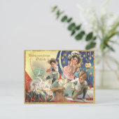 Carte Postale Enfants Cannon Fireworks Soldiers (Debout devant)