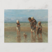 Carte Postale Enfants de la mer, Jozef Israels (Devant)