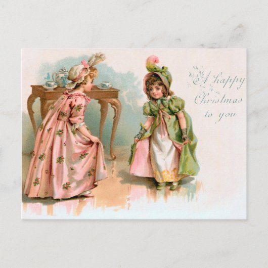 CARTE POSTALE ENFANTS DE NOËL (Devant)