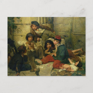 Carte Postale Enfants des rues de Paris, 1852