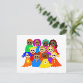 Carte Postale Enfants divers (Debout devant)