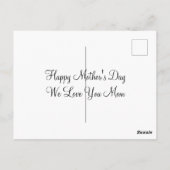 Carte Postale Enfants Doodle Bonne Fête des Mères (Dos)