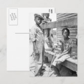 Carte Postale Enfants du delta du Mississippi (Devant / Derrière)