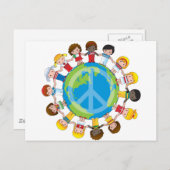 Carte Postale Enfants du monde (Devant / Derrière)