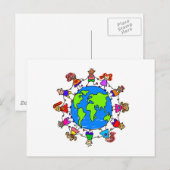 Carte Postale Enfants du monde (Devant / Derrière)