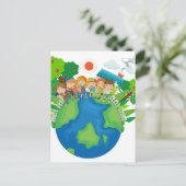 Carte Postale Enfants du monde entier (Debout devant)