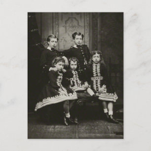 Carte Postale Enfants du roi Edouard VII #007UK