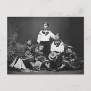 Carte Postale Enfants du roi Edouard VII #008UK