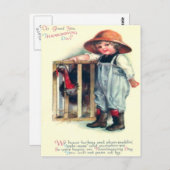 Carte Postale Enfants et Turquie (Devant / Derrière)