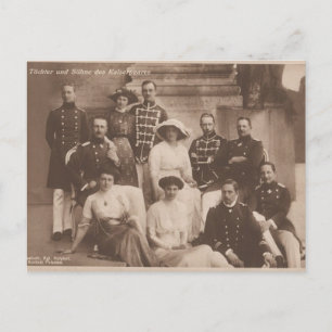 Carte Postale Enfants KAISER WILHELM II Allemagne #025D