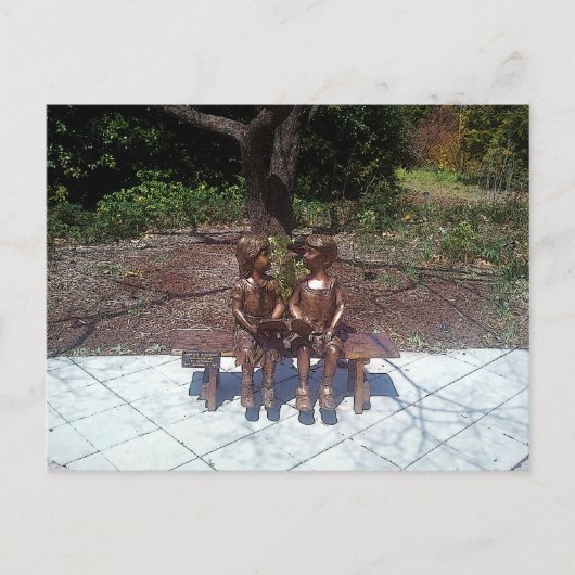 Carte Postale Enfants Lisant Jolie (Devant)