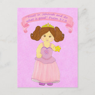 Carte Postale Enfants marchent dans la vérité~Princesse~Écriture