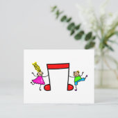 Carte Postale Enfants musicaux (Debout devant)
