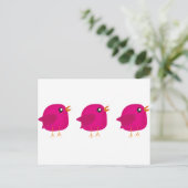 Carte Postale Enfants oiseau mignon (Debout devant)