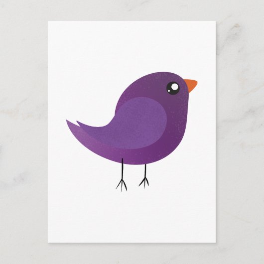 Carte Postale Enfants oiseau mignon (Devant)
