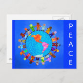 Carte Postale Enfants paisibles (Devant / Derrière)