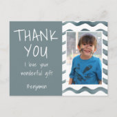 Carte Postale Enfants Photo Anniversaire Merci (Devant)