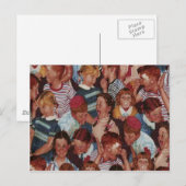 Carte Postale Enfants rétro (Devant / Derrière)