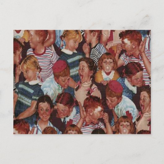 Carte Postale Enfants rétro (Devant)