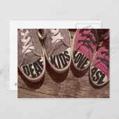 Carte Postale Enfants Sourds Aimer ASL (Devant / Derrière)