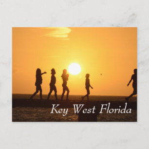 Carte Postale Enfants sur la jetée Key West Florida