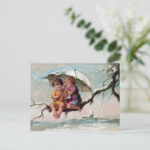 Carte postale Enfants Treetop (Debout devant)