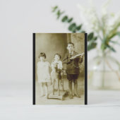 Carte Postale Enfants vintages (Debout devant)
