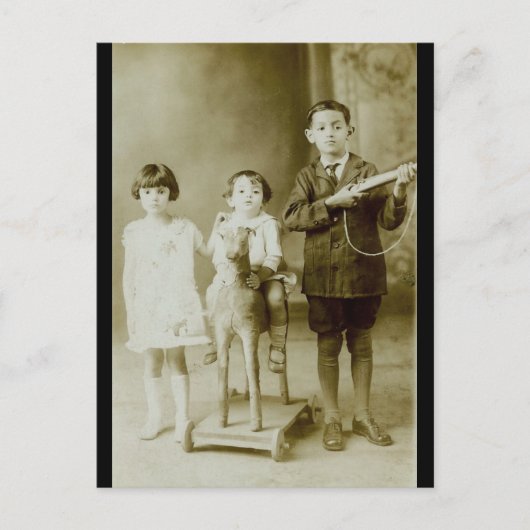 Carte Postale Enfants vintages (Devant)