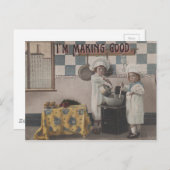 Carte Postale Enfants vintages (Devant / Derrière)