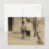 Carte Postale Enfants vintages (Devant / Derrière)