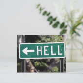 carte postale enfer (Debout devant)