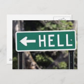 carte postale enfer (Devant / Derrière)