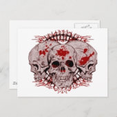 Carte Postale Enfer sanglant (Devant / Derrière)