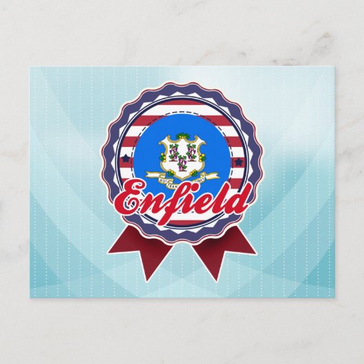 Carte Postale Enfield, CT (Devant)