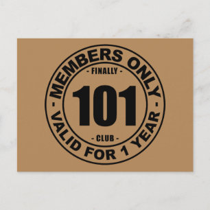 Carte Postale Enfin le club 101