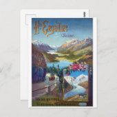 Carte Postale Engadine, Paysage d'été, Suisse (Devant / Derrière)