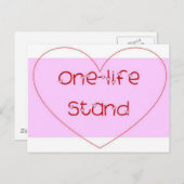 Carte Postale Engagement (Devant / Derrière)