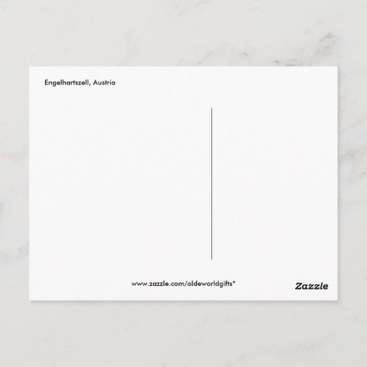 Carte Postale Engelhartszell (Dos)