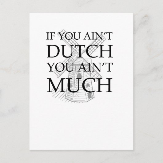 Carte Postale Engin de la fierté hollandaise (Devant)