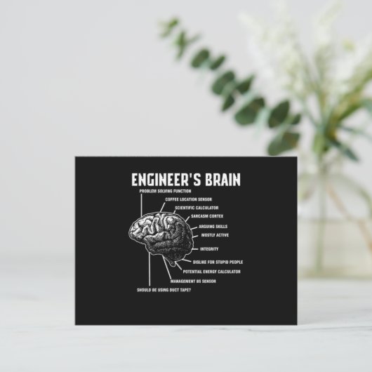 Carte Postale Engineers Brain Engineering (Debout devant)