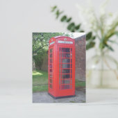 Carte Postale England Phonebooth (Debout devant)