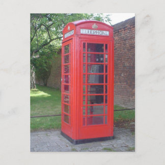 Carte Postale England Phonebooth